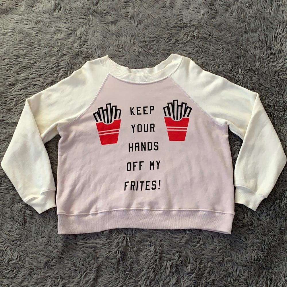 Wildfox sweatshirt crewneck French fries 🍟